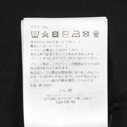 ロゴ クルーネック 半袖Tシャツ コットン ブラック モンクレール トップス MONCLER