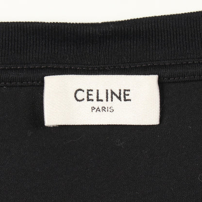 トリオンフ ルーズ 半袖Tシャツ コットン ブラック セリーヌ トップス CELINE