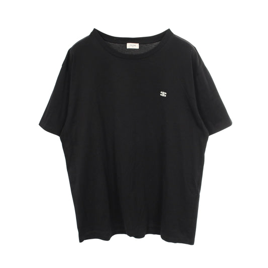トリオンフ ルーズ 半袖Tシャツ コットン ブラック セリーヌ トップス CELINE