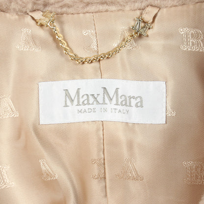 CAMBUSA ケープ ポンチョ アルパカ ウール ベージュ マックスマーラ アウター Max Mara