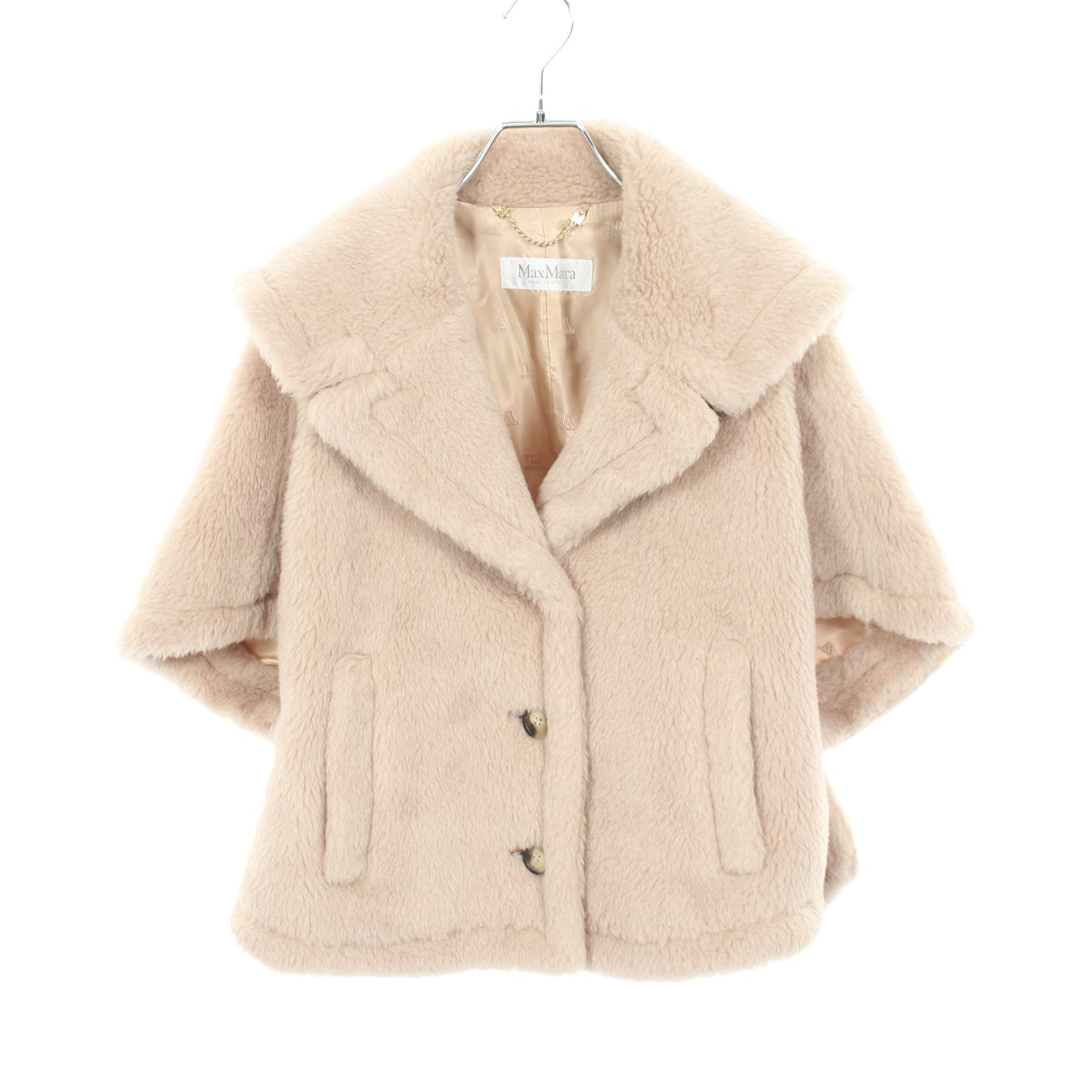 CAMBUSA ケープ ポンチョ アルパカ ウール ベージュ マックスマーラ アウター Max Mara