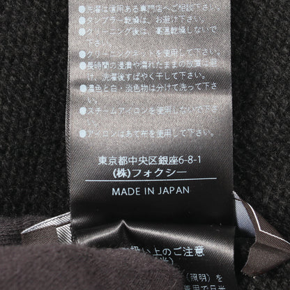 ニット カシミヤ ブラック フォクシー トップス FOXEY