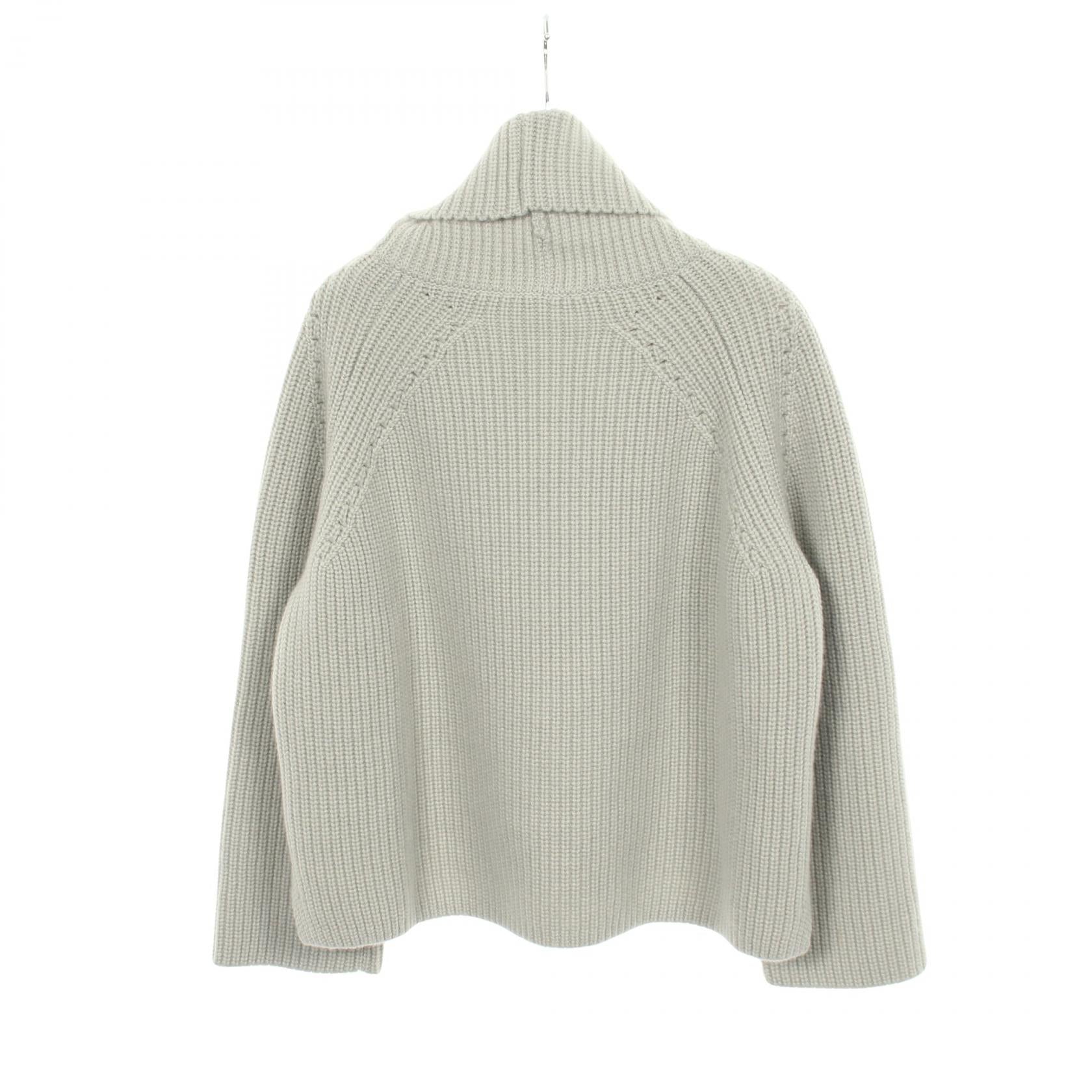 タートルネック セーター ニット カシミヤ ブルーグレー フォクシー トップス FOXEY