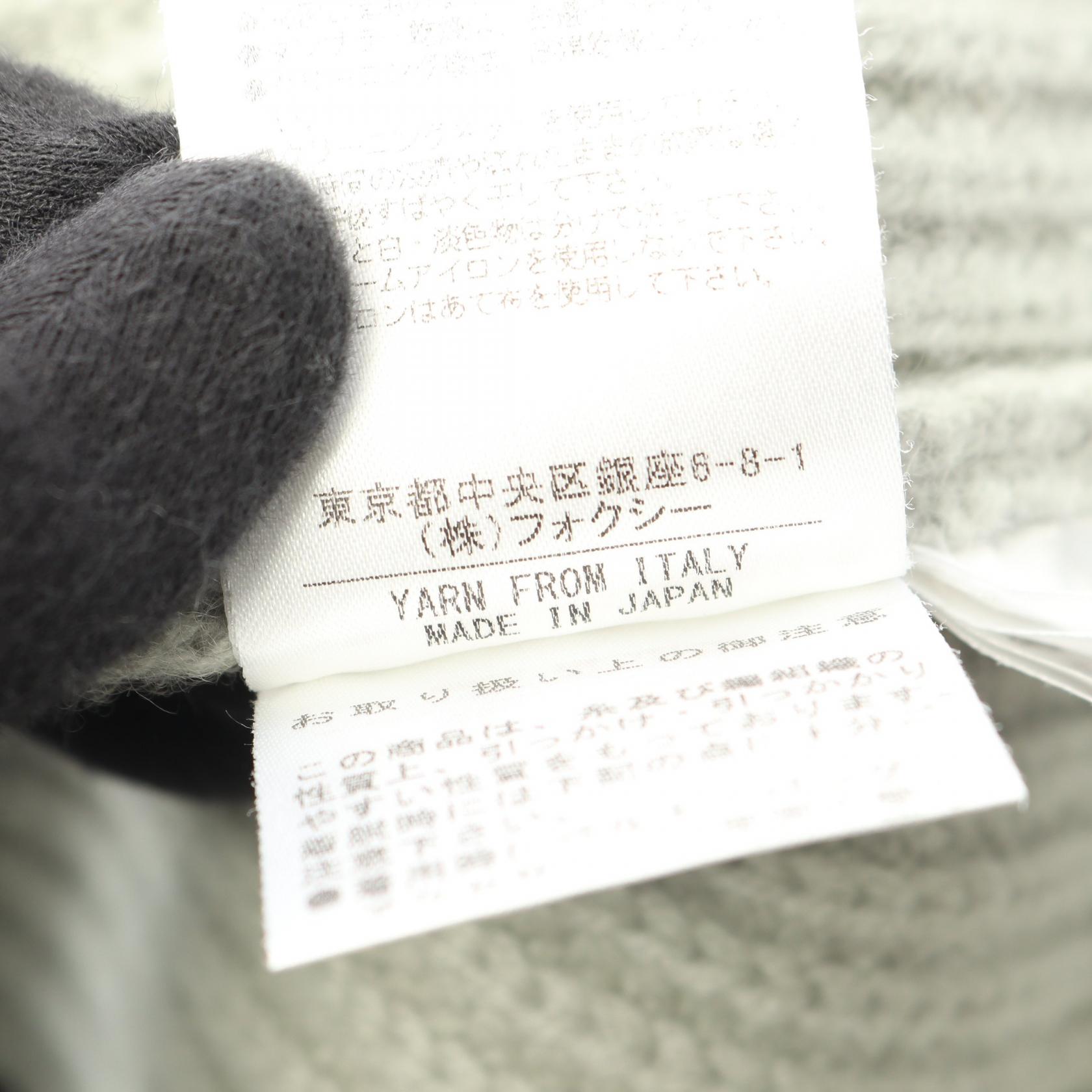 タートルネック セーター ニット カシミヤ ブルーグレー フォクシー トップス FOXEY