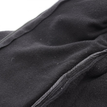 ベロア ニット切替 ダウンジャケット ウール カシミヤ レーヨン ブラック モンクレール アウター MONCLER