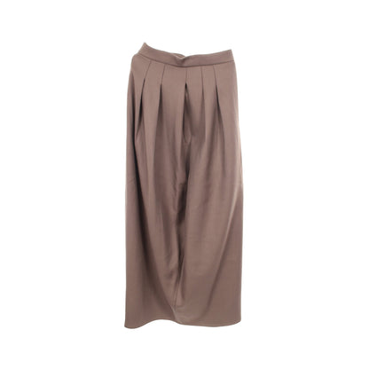 センタースリット ロング スカート ウール グレーベージュ マックスマーラ ボトムス Max Mara