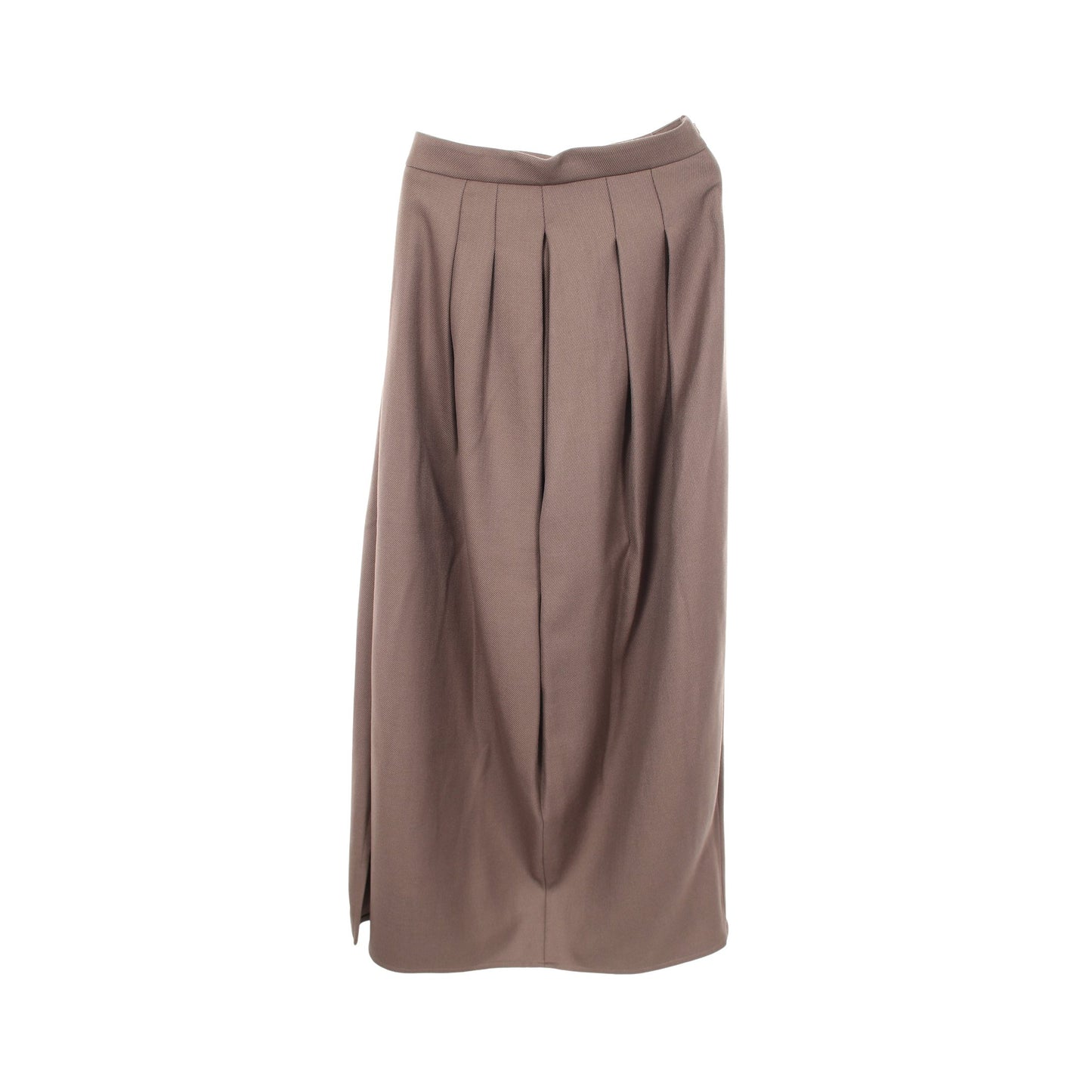 センタースリット ロング スカート ウール グレーベージュ マックスマーラ ボトムス Max Mara