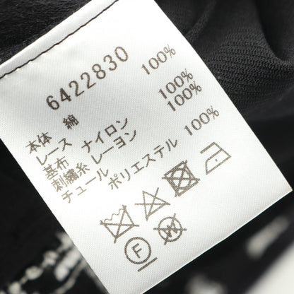 ツイード チェック柄 タンクトップ コットン ブラック ホワイト ルネ トップス Rene