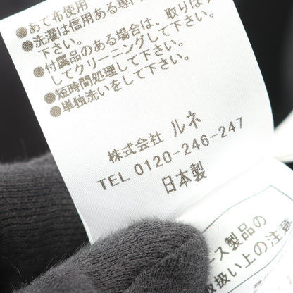 ツイード チェック柄 タンクトップ コットン ブラック ホワイト ルネ トップス Rene
