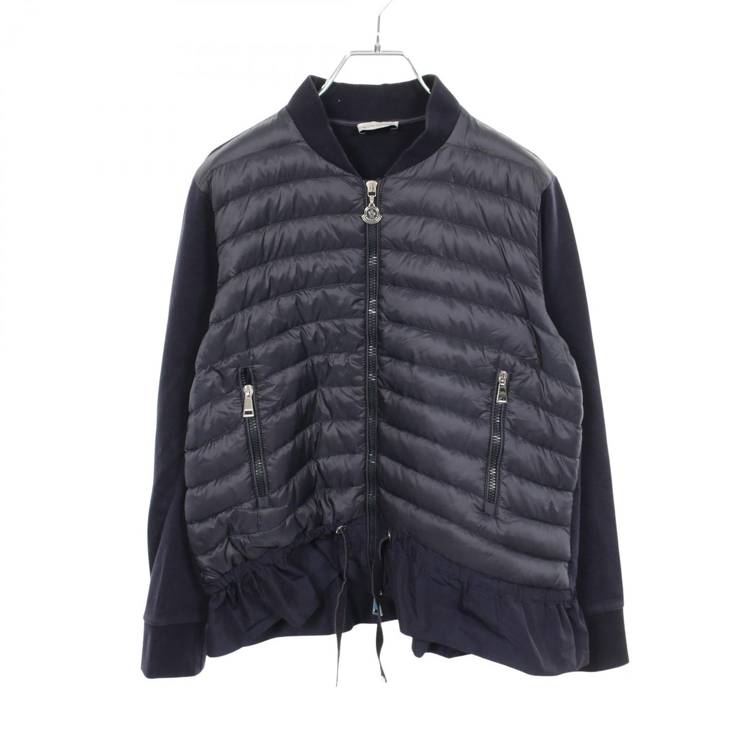 切替 ダウンジャケット ナイロン コットン ネイビー モンクレール アウター MONCLER