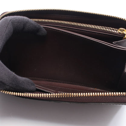 ジッピーウォレット モノグラムヴェルニ アマラント ラウンドファスナー長財布 レザー ダークパープル ルイヴィトン