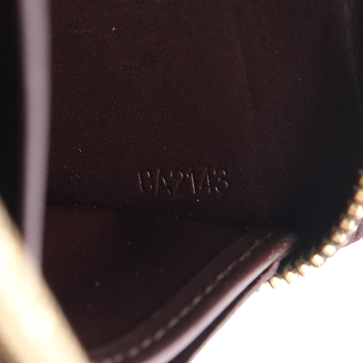 ジッピーウォレット モノグラムヴェルニ アマラント ラウンドファスナー長財布 レザー ダークパープル ルイヴィトン