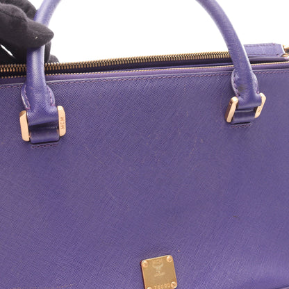 Nuovo 2WAY ハンドバッグ レザー パープル エムシーエム バッグ MCM