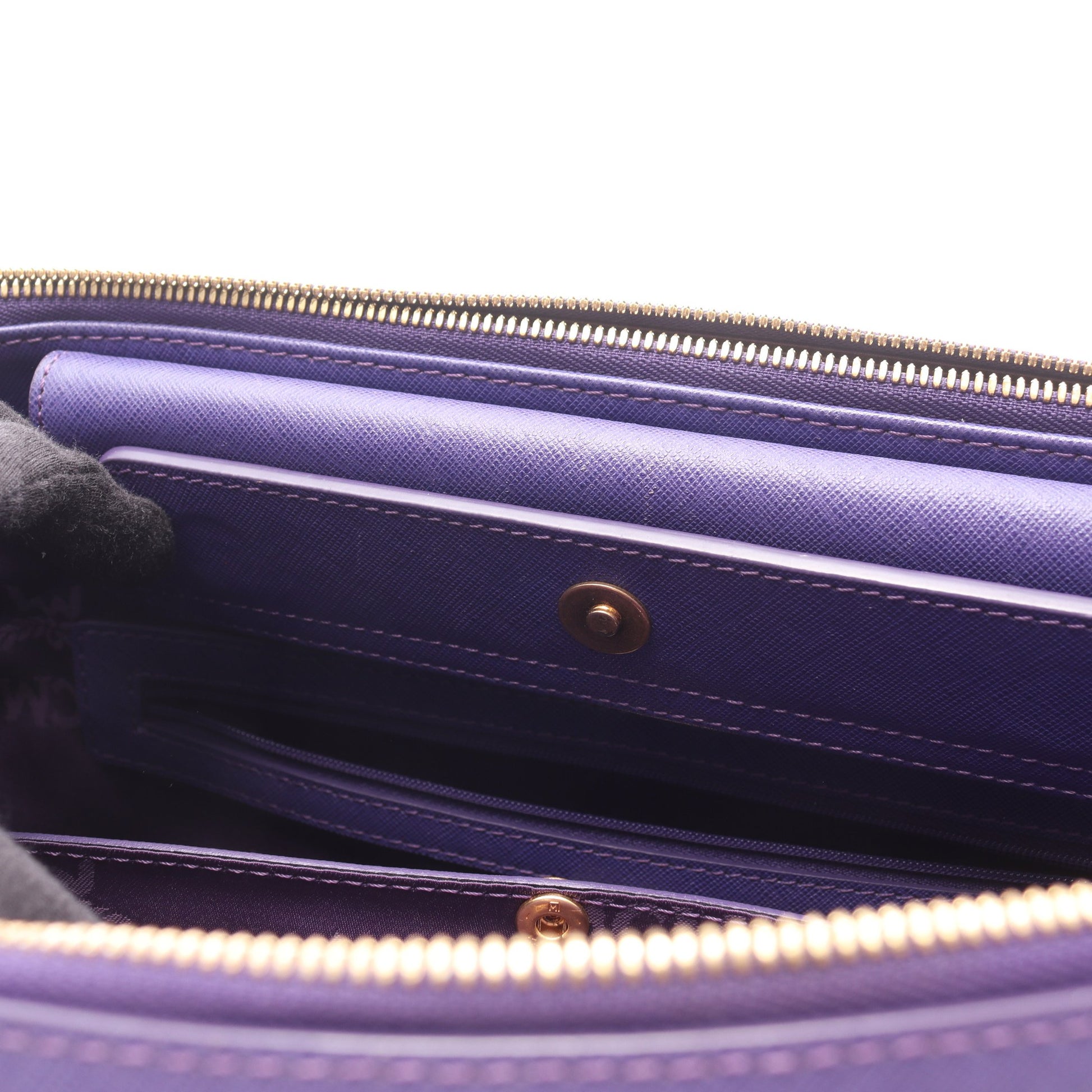 Nuovo 2WAY ハンドバッグ レザー パープル エムシーエム バッグ MCM
