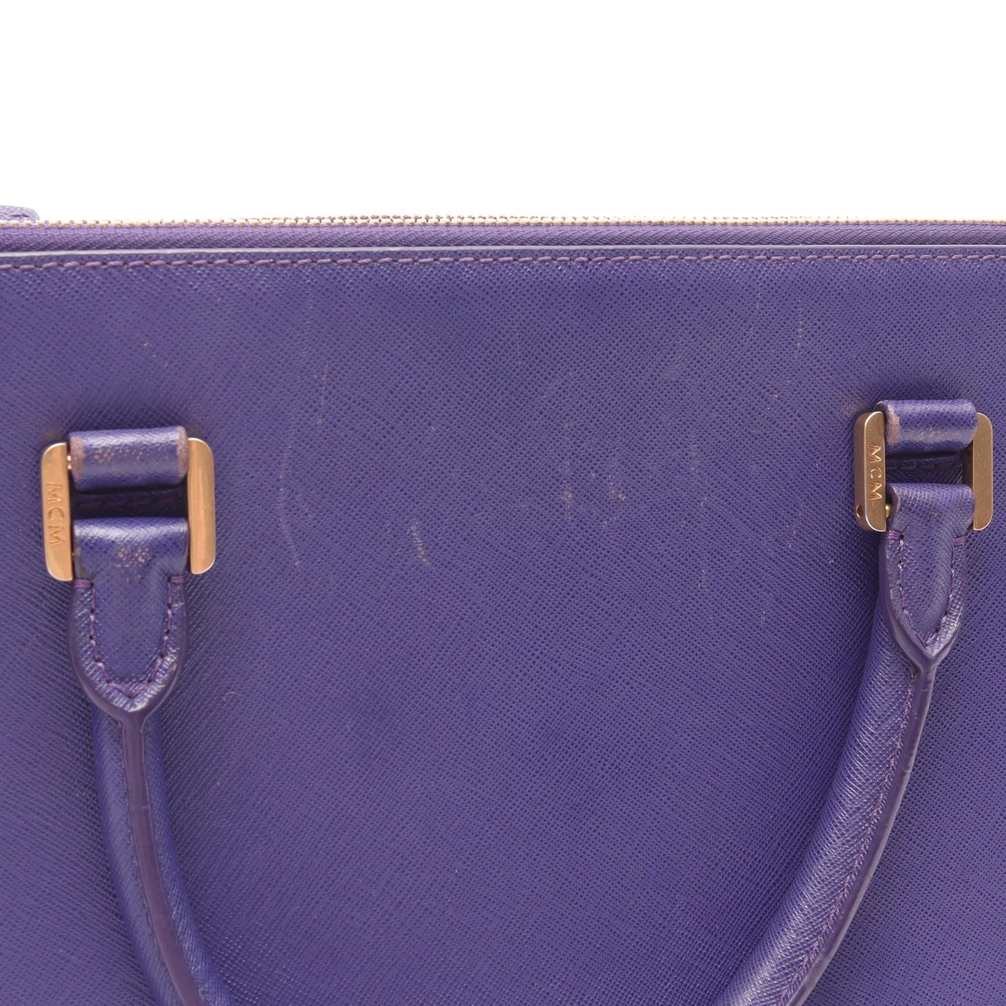 Nuovo 2WAY ハンドバッグ レザー パープル エムシーエム バッグ MCM