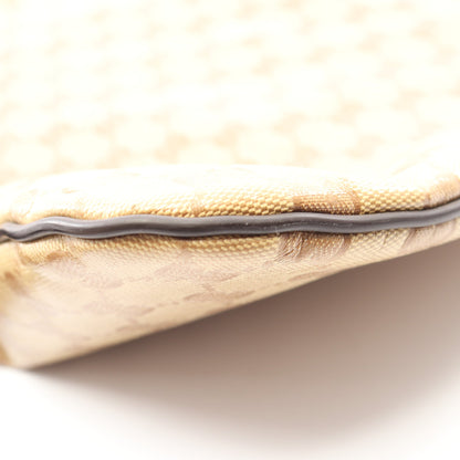 GGクリスタル ショルダーバッグ コーティングキャンバス レザー ベージュ グッチ