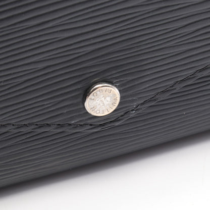 ポルトフォイユ サラ エピ ノワール 二つ折り長財布 レザー ブラック ルイヴィトン