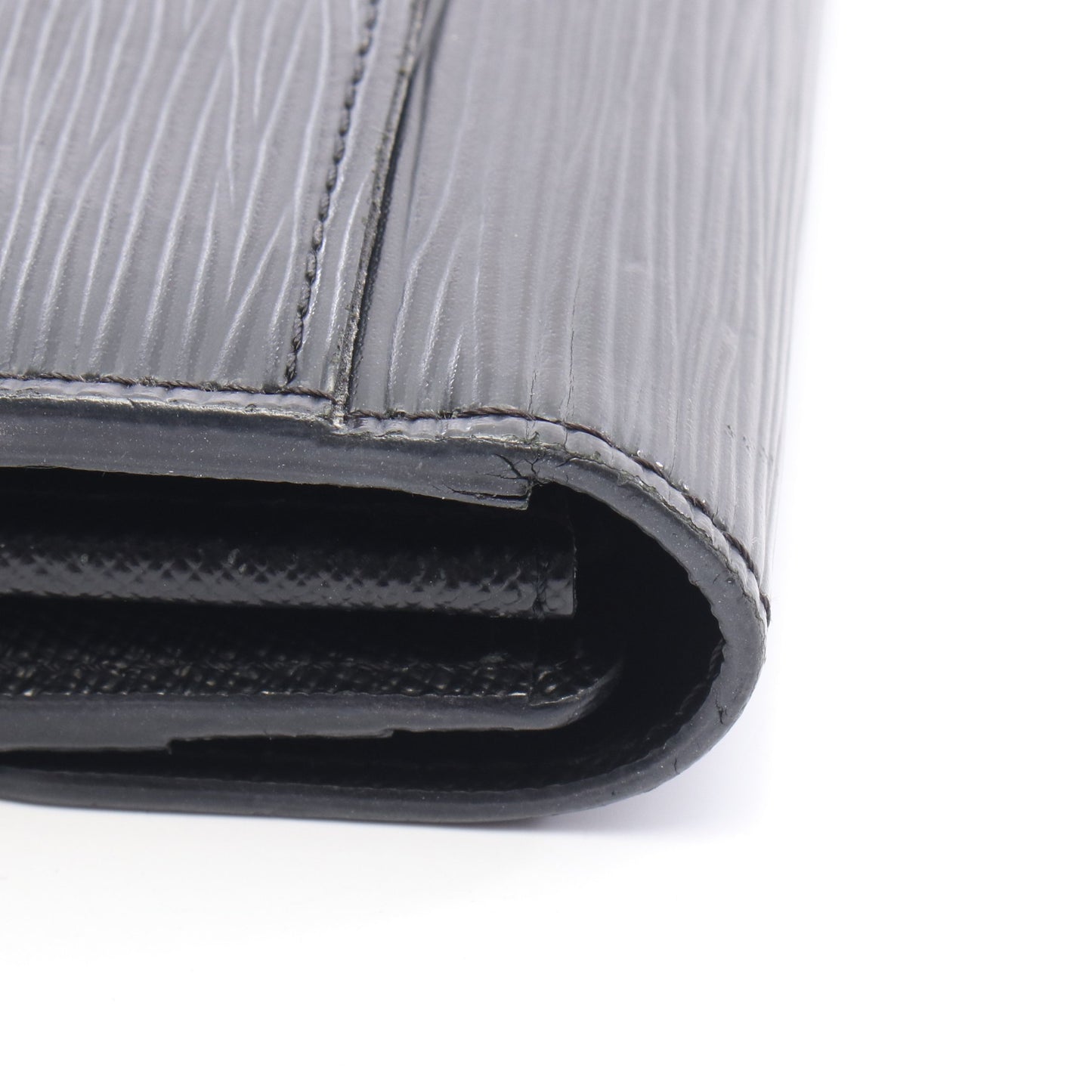 ポルトフォイユ サラ エピ ノワール 二つ折り長財布 レザー ブラック ルイヴィトン