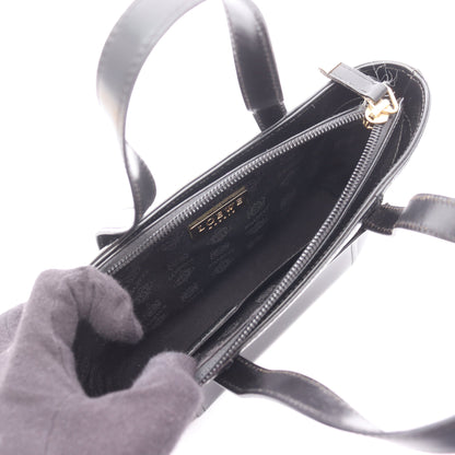 ハンドバッグ レザー ブラック ロエベ バッグ LOEWE