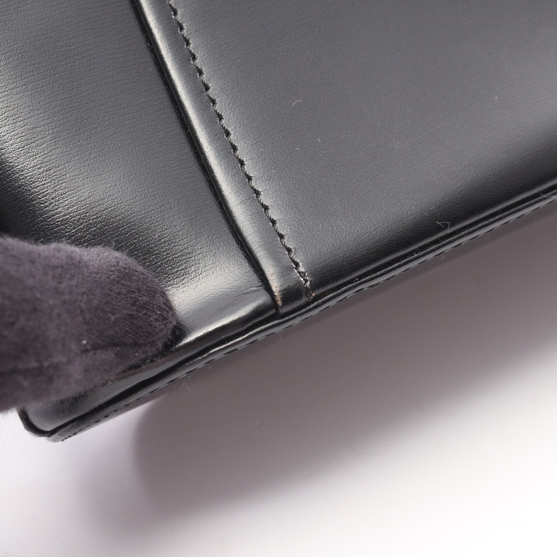 ハンドバッグ レザー ブラック ロエベ バッグ LOEWE