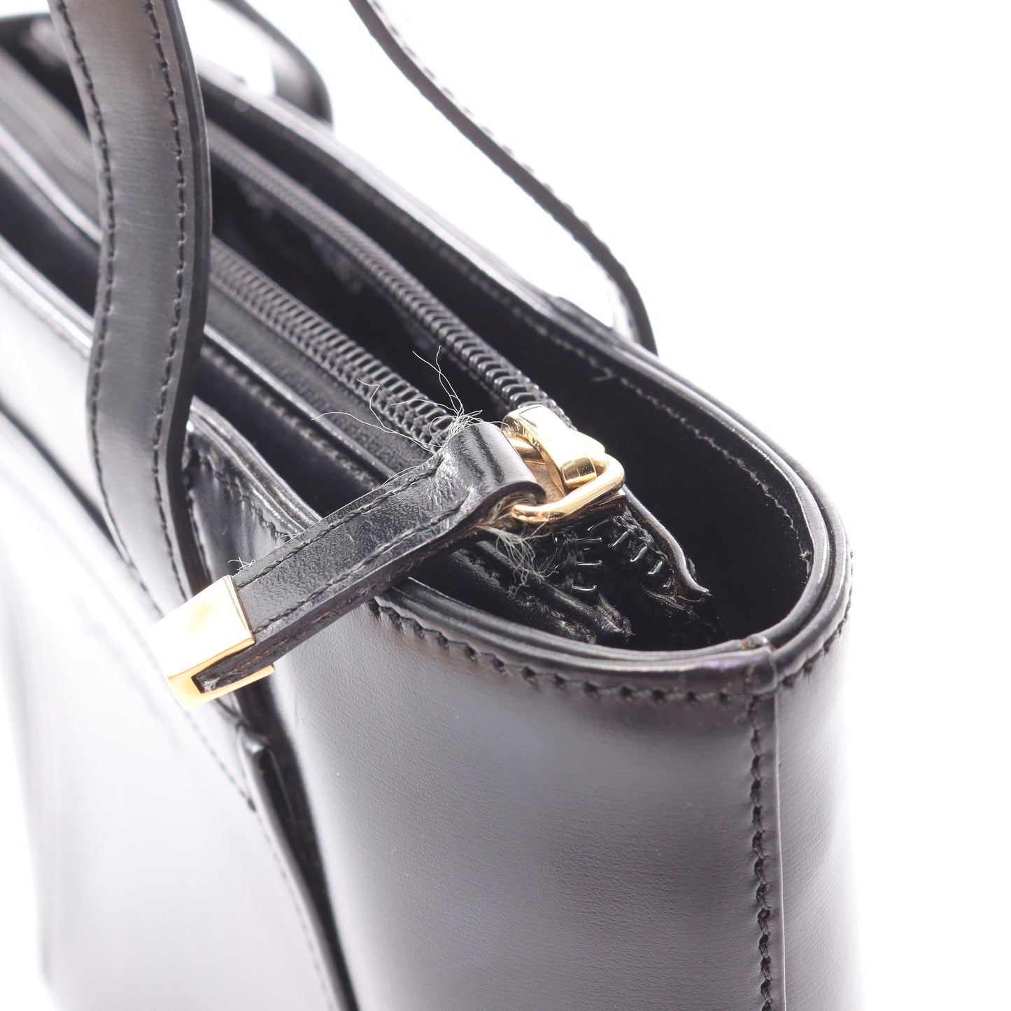 ハンドバッグ レザー ブラック ロエベ バッグ LOEWE