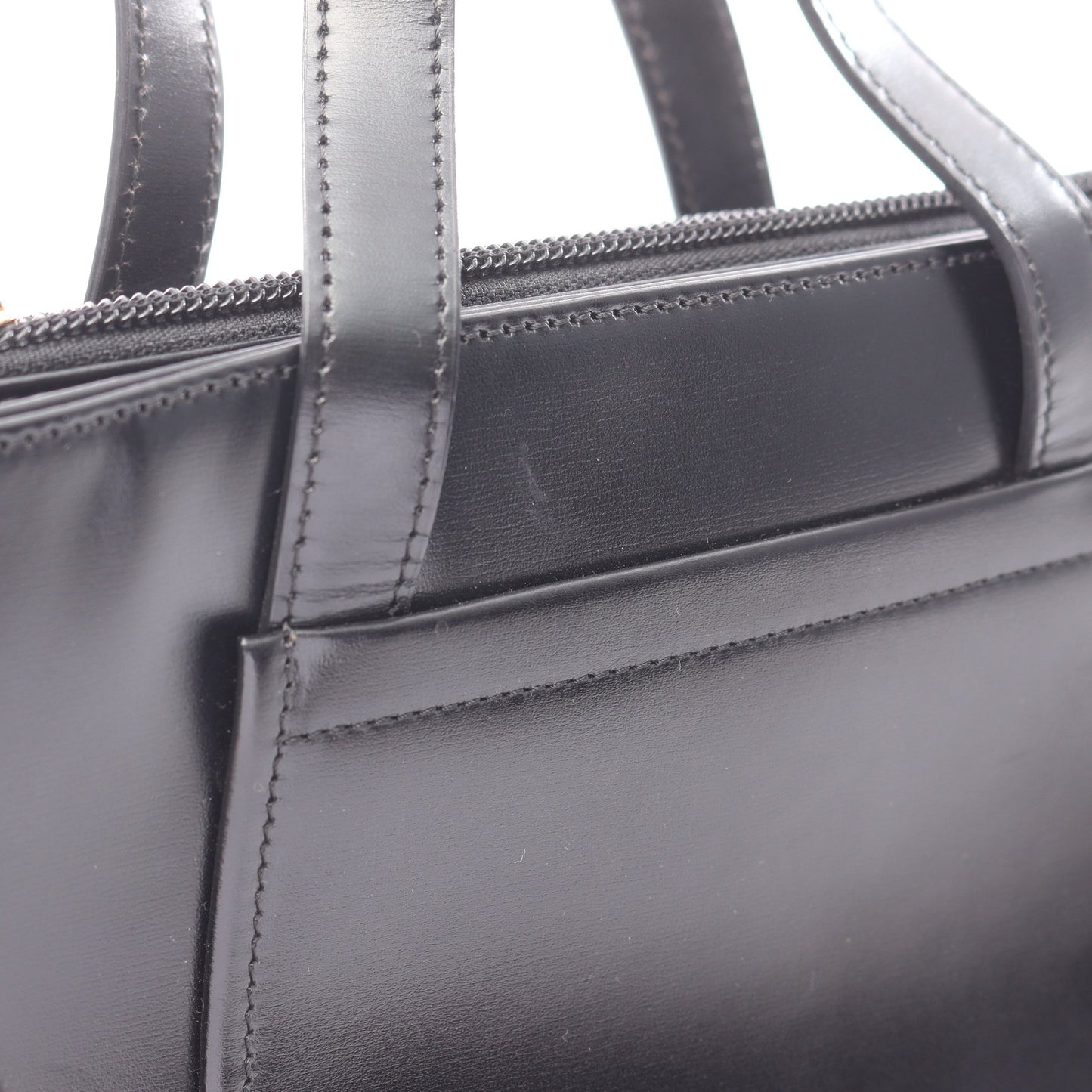 ハンドバッグ レザー ブラック ロエベ バッグ LOEWE
