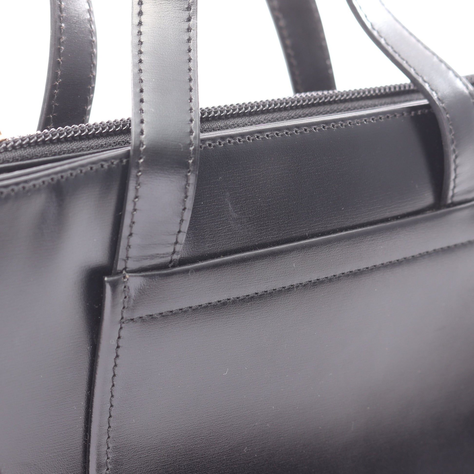 ハンドバッグ レザー ブラック ロエベ バッグ LOEWE