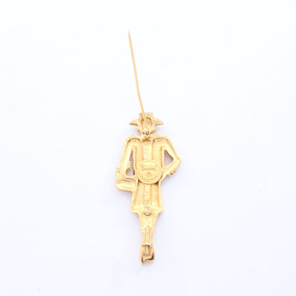マドモアゼル ブローチ GP ゴールド ヴィンテージ シャネル アクセサリー CHANEL