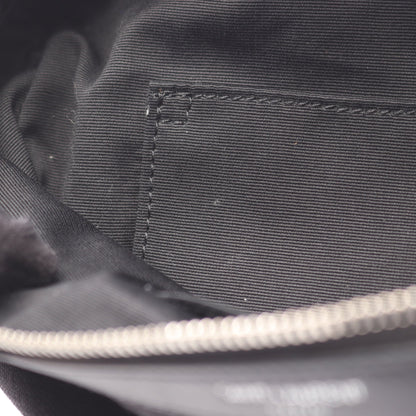 ボディバッグ ウエストバッグ キャンバス レザー ブラック サンローランパリ バッグ SAINT LAURENT PARIS
