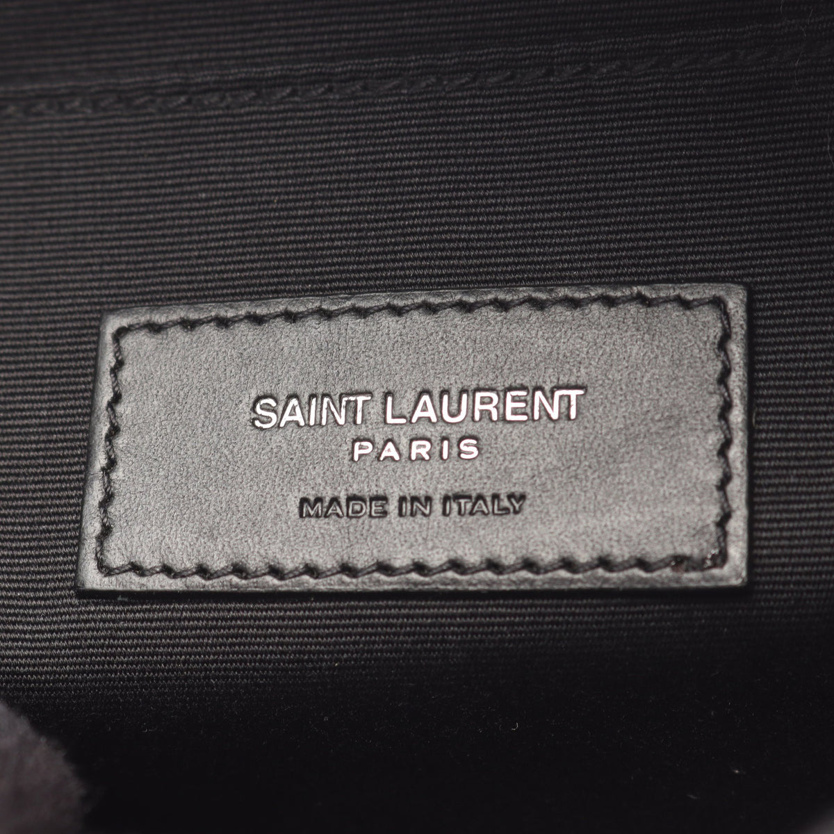 ボディバッグ ウエストバッグ キャンバス レザー ブラック サンローランパリ バッグ SAINT LAURENT PARIS