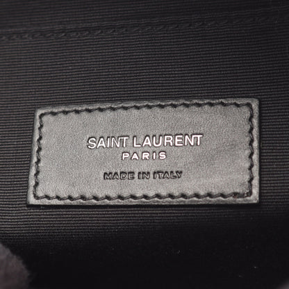 ボディバッグ ウエストバッグ キャンバス レザー ブラック サンローランパリ バッグ SAINT LAURENT PARIS