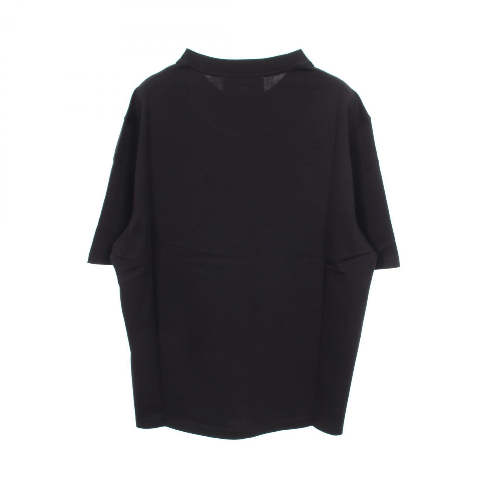 半袖Tシャツ コットン ブラック アミアレクサンドルマテュッシ トップス AMI Alexandre Mattiussi