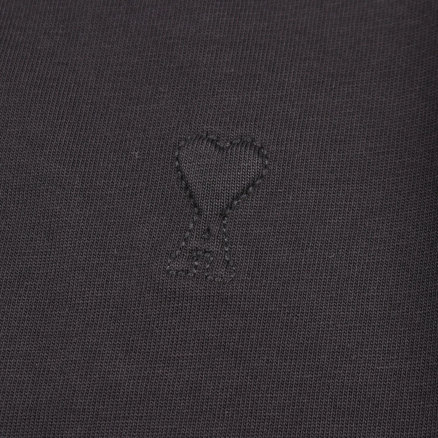 半袖Tシャツ コットン ブラック アミアレクサンドルマテュッシ トップス AMI Alexandre Mattiussi