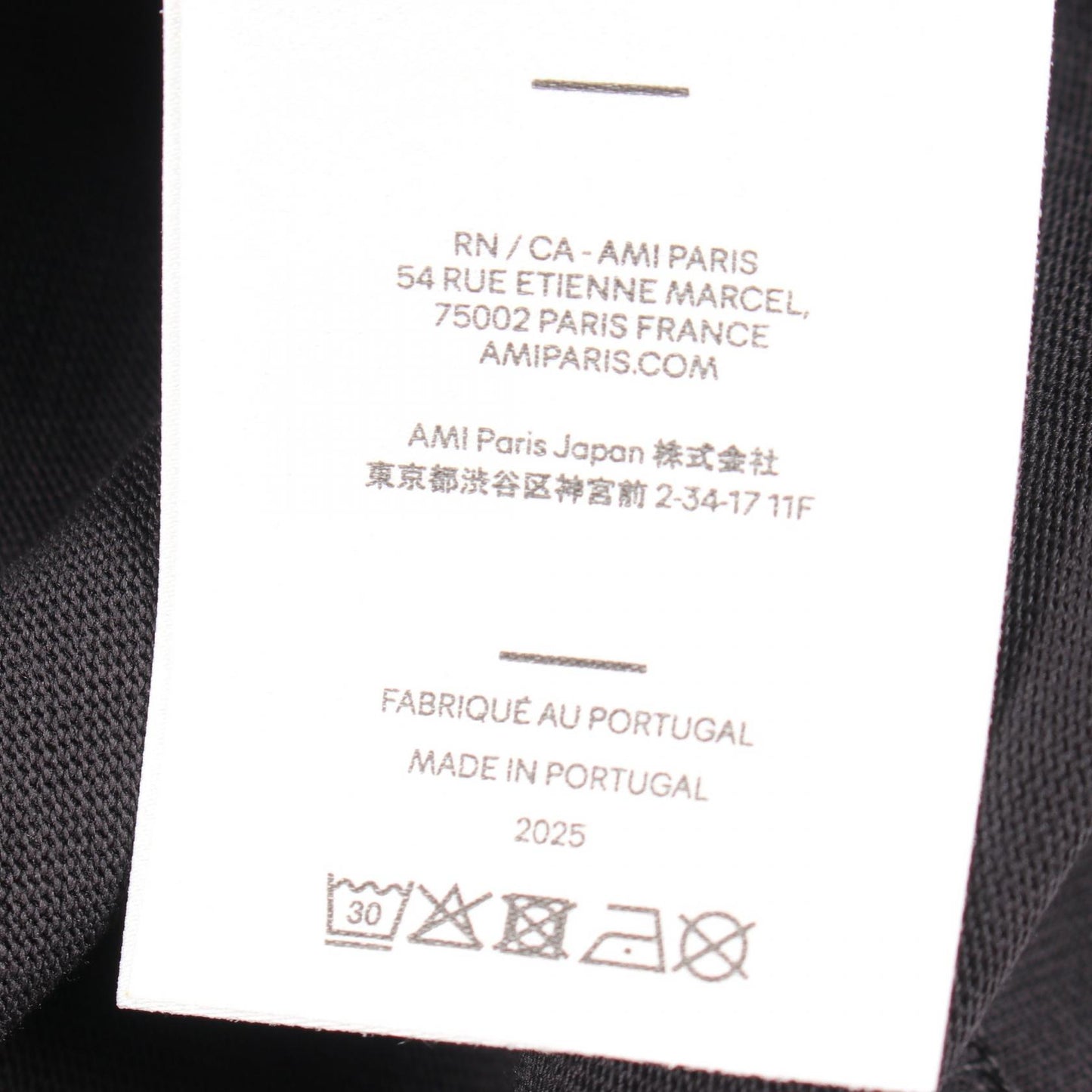 半袖Tシャツ コットン ブラック アミアレクサンドルマテュッシ トップス AMI Alexandre Mattiussi