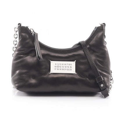 グラムスラム ホーボー マイクロ ショルダーバッグ レザー ブラック エムエムシックスメゾンマルジェラ