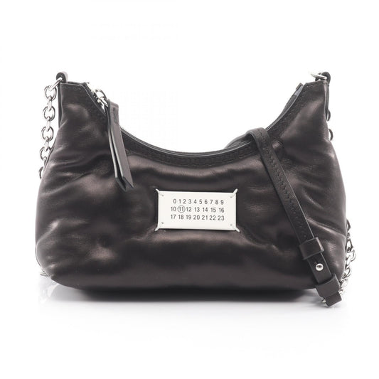 グラムスラム ホーボー マイクロ ショルダーバッグ レザー ブラック エムエムシックスメゾンマルジェラ