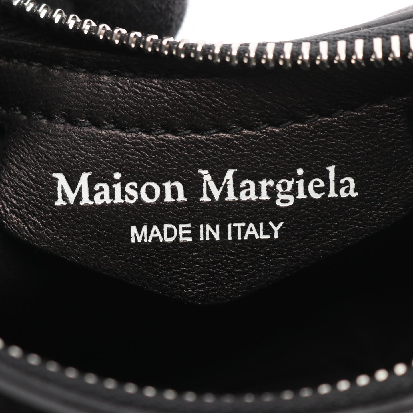 グラムスラム ホーボー マイクロ ショルダーバッグ レザー ブラック エムエムシックスメゾンマルジェラ