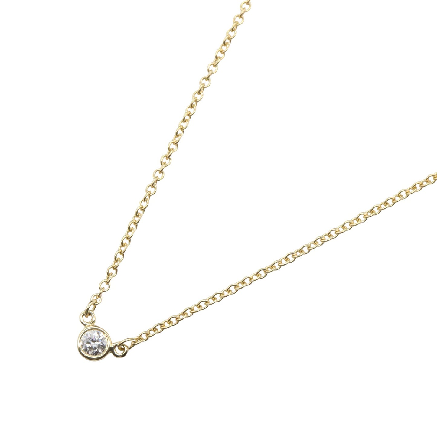 バイザヤード ネックレス ネックレス K18YG ダイヤモンド イエローゴールド クリア ティファニー アクセサリー TIFFANY & Co.