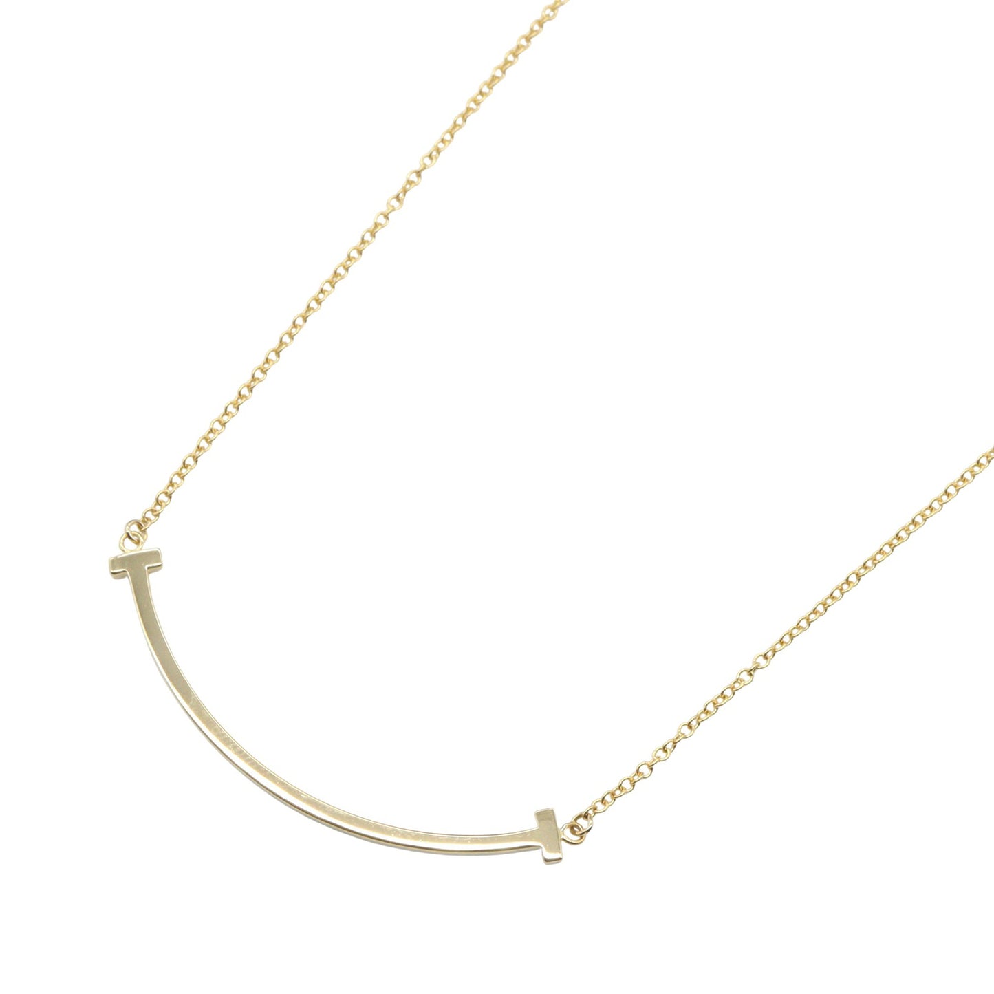 Tスマイル スモール ネックレス ネックレス K18YG イエローゴールド ティファニー アクセサリー TIFFANY & Co.