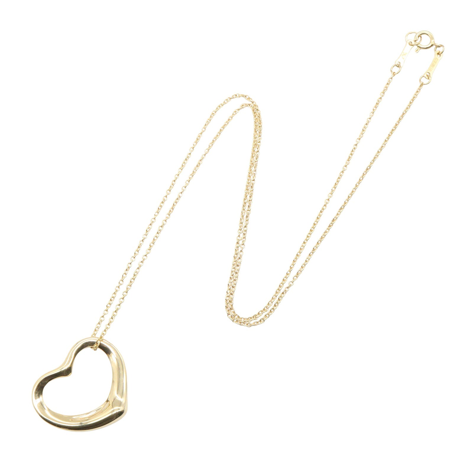 オープンハート ネックレス ネックレス K18YG イエローゴールド ティファニー アクセサリー TIFFANY & Co.