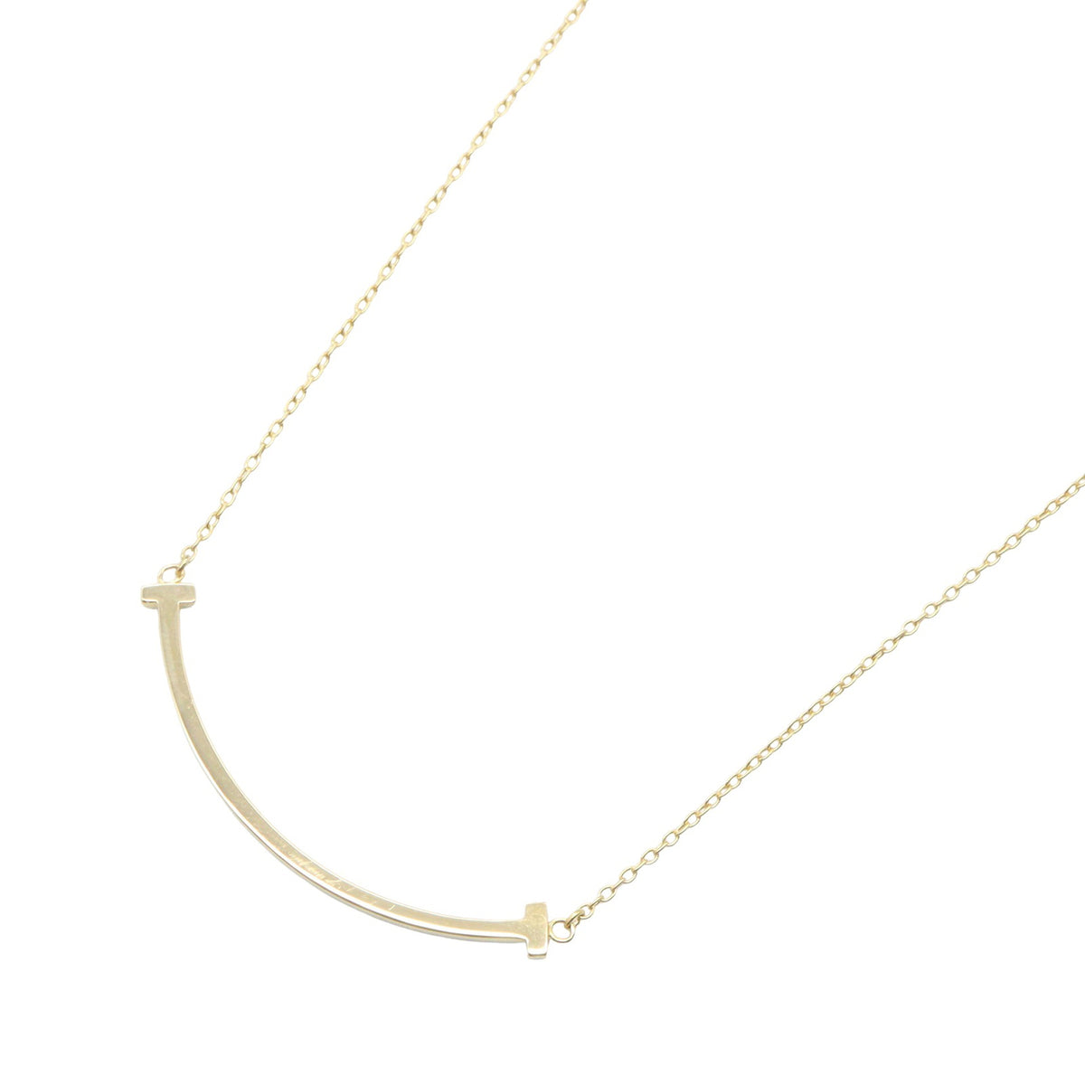 Tスマイル スモール ネックレス ネックレス K18YG イエローゴールド ティファニー アクセサリー TIFFANY & Co.