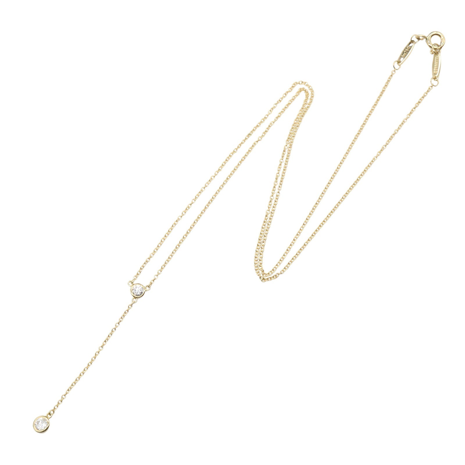 バイザヤード ネックレス ネックレス K18YG ダイヤモンド イエローゴールド クリア ティファニー アクセサリー TIFFANY & Co.