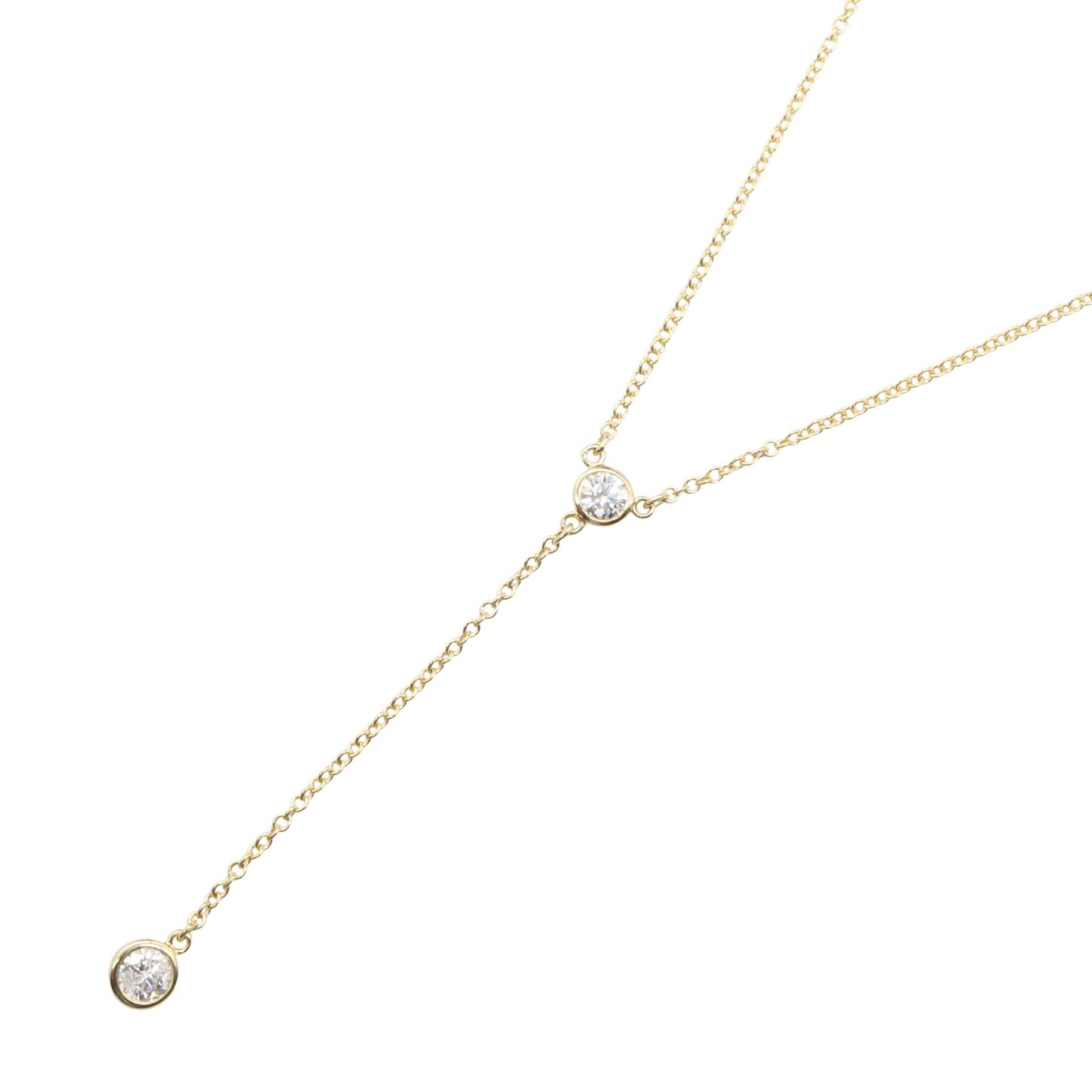 バイザヤード ネックレス ネックレス K18YG ダイヤモンド イエローゴールド クリア ティファニー アクセサリー TIFFANY & Co.