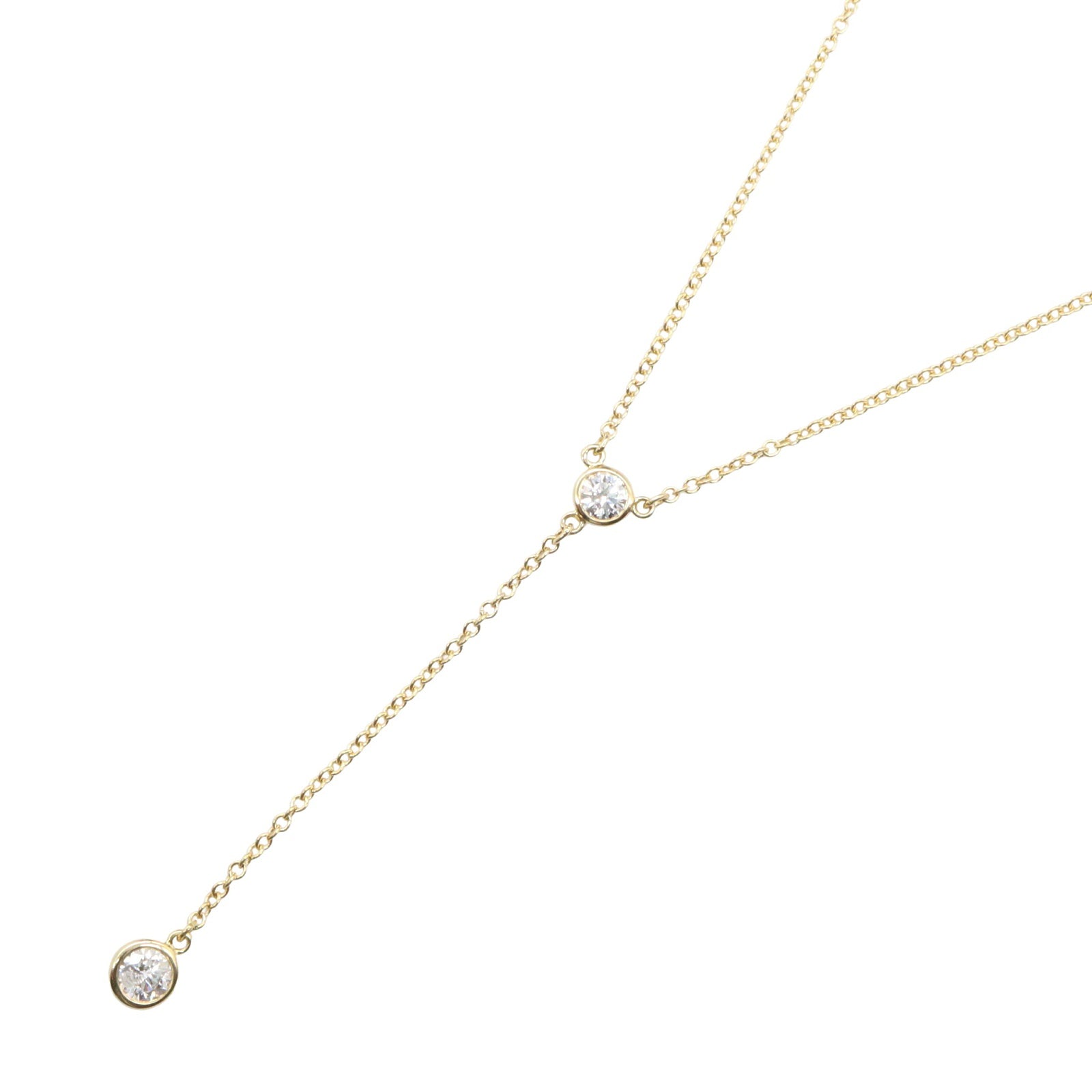 バイザヤード ネックレス ネックレス K18YG ダイヤモンド イエローゴールド クリア ティファニー アクセサリー TIFFANY & Co.