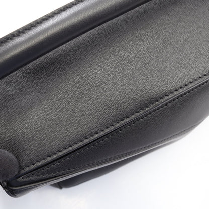 パズルバッグ スモール 2WAY ハンドバッグ レザー ブラック ロエベ バッグ LOEWE