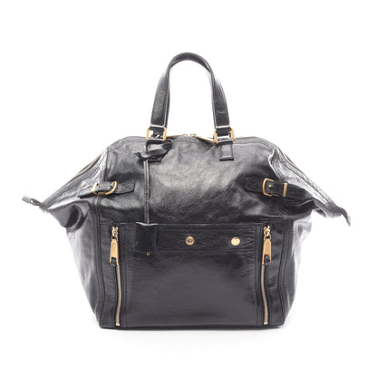 ダウンタウン ハンドバッグ トートバッグ エナメルレザー ブラック イヴサンローラン バッグ YVES SAINT LAURENT
