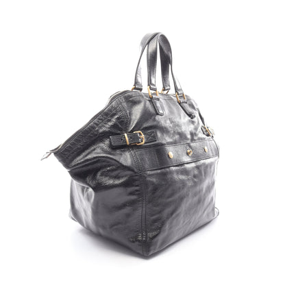 ダウンタウン ハンドバッグ トートバッグ エナメルレザー ブラック イヴサンローラン バッグ YVES SAINT LAURENT