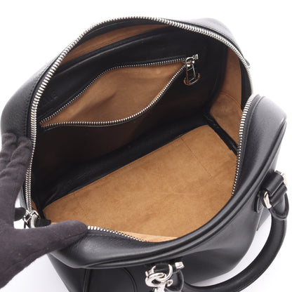 アマソナ75 2WAY ハンドバッグ レザー ブラック ロエベ バッグ LOEWE