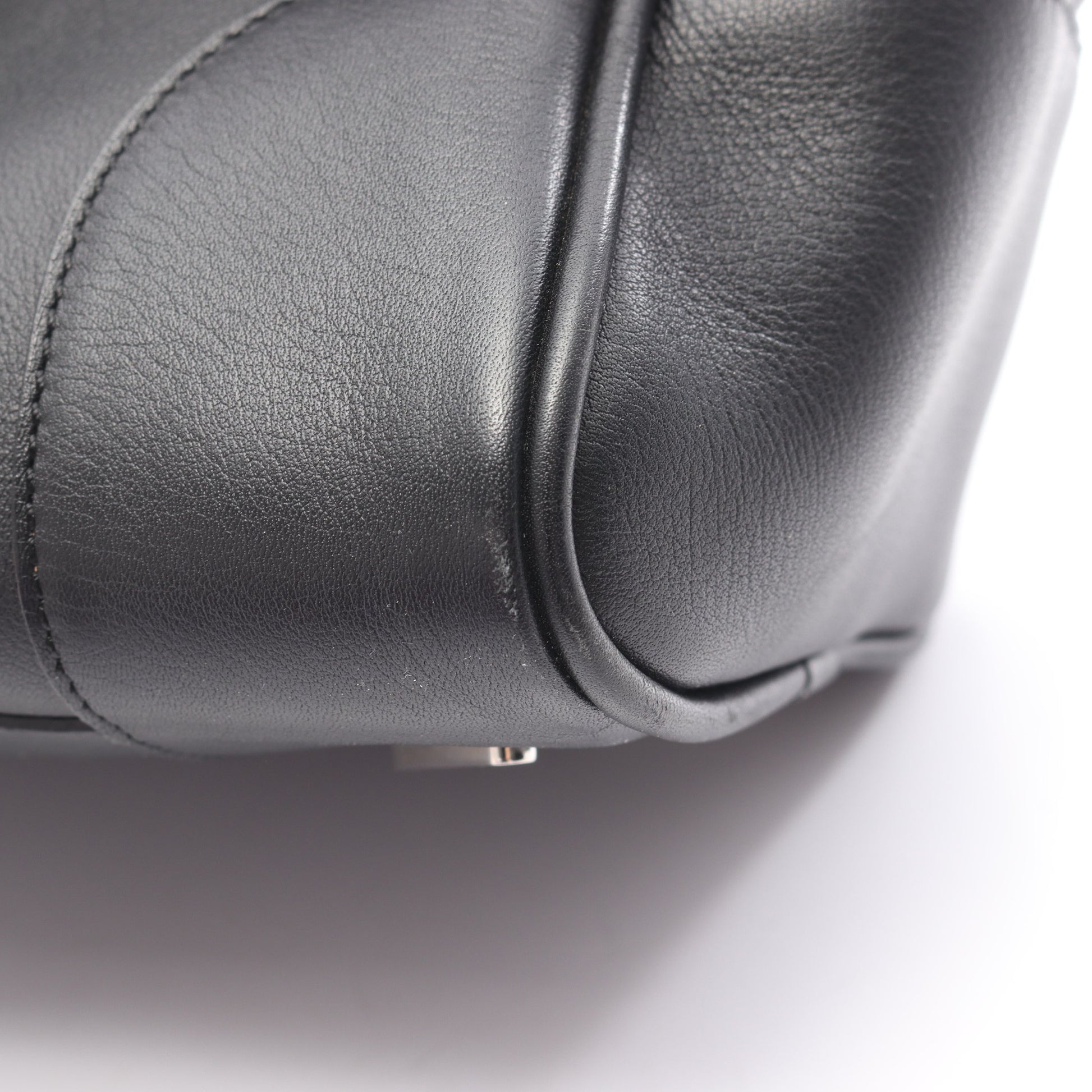 アマソナ75 2WAY ハンドバッグ レザー ブラック ロエベ バッグ LOEWE