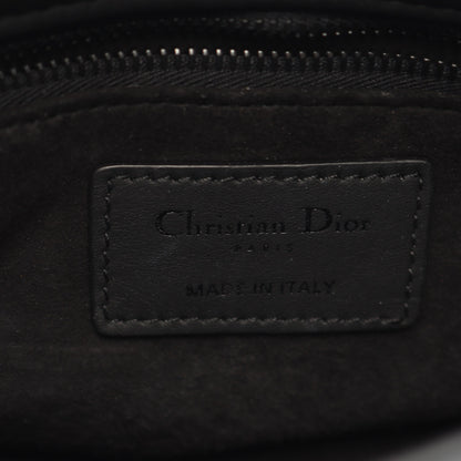 レディディオール ミニ カナージュ 2WAY ハンドバッグ レザー ブラック クリスチャンディオール バッグ Christian Dior